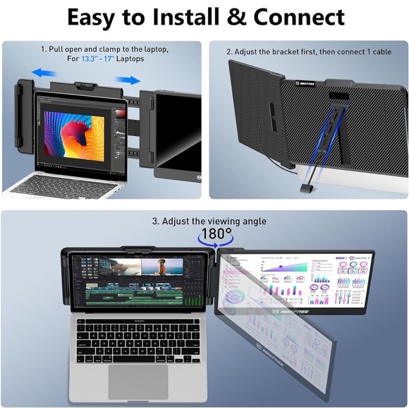 Maxfree Dual Screen Laptop Monitor (072) - Picture 4 of 7